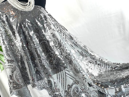 shimmering shawl elegance