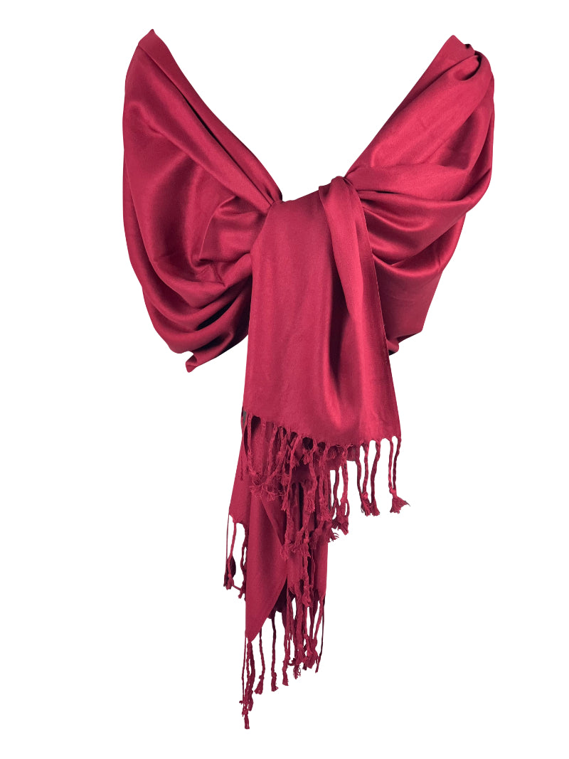 Burgundy Scarf, Pashmina Wrap, Cashmere Feel, Soft Shawl, Luxury Wrap, Warm Scarf, Elegant Shawl, Chic Pashmina, Gift Scarf, Cozy Shawl, Wine Scarf, Rich Pashmina, Plush Wrap