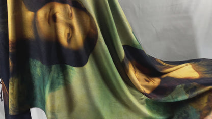 Embrace Artistic Elegance with the Mona Lisa Scarf